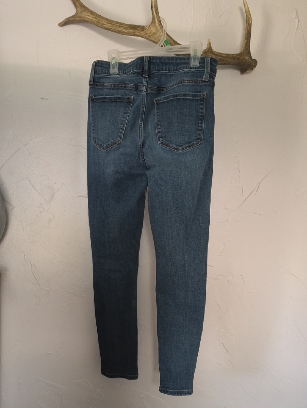 Studio Slim Midi Rise Skinny Jeans - Blue